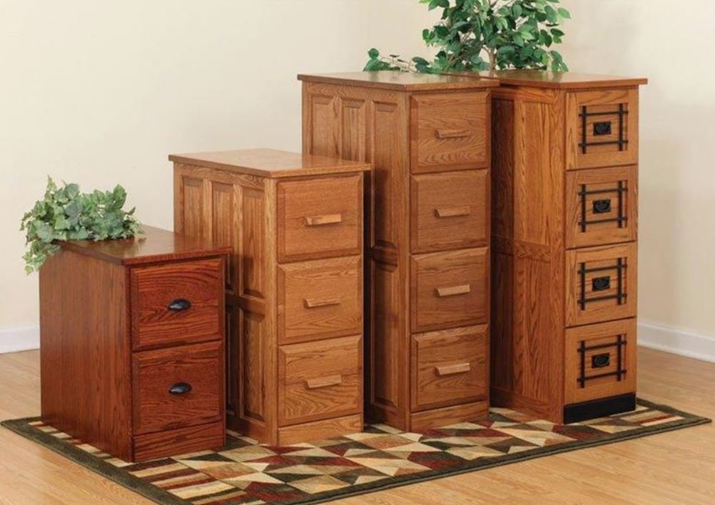 wood filing cabinet​